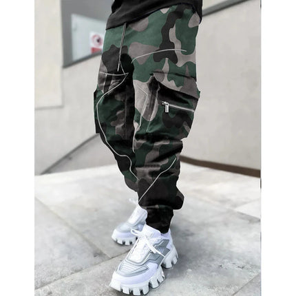 Hip Hop Printing Pants Men Trousers Fashion Streetwear Sweatpants for Men Joggers High Street Loose Cargo Pants Men