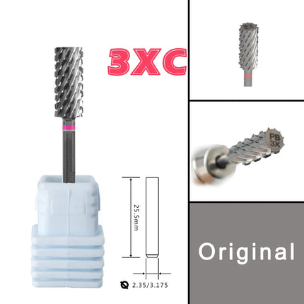 RolinStar 5.35 Small barrel Silver  steel Carbide nail drill bits milling cutter german accessories
