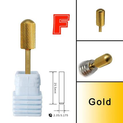 6.6 Original Large Barrel Round Smooth top  steel Carbide nail drill bits Efrat Urieli linux OEM Customized packaging