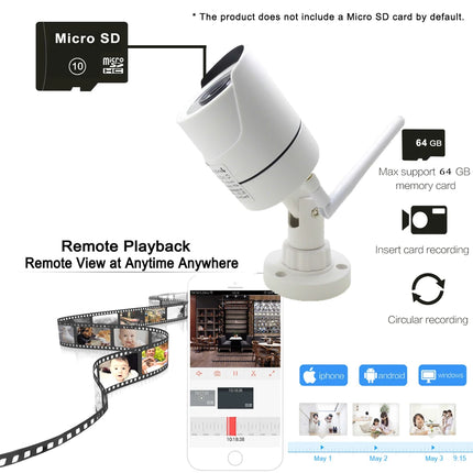 JIENUO Wireless IP Camera 5MP HD Audio Cctv Security Outdoor Waterproof 1080P Night Vision Surveillance Onvif Wifi Home Cam RTSP