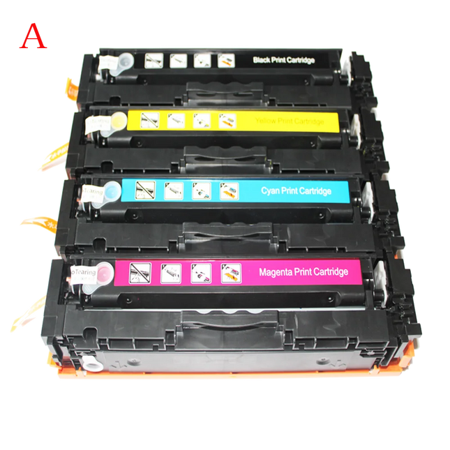 Kompatible 4 Farben HP 207a 206a 206x Tonerpatrone für M283fdw/183fw/M255dw/282nw/M155/M182nw/w2110a/w2310A Drucker, OHNE CHIP