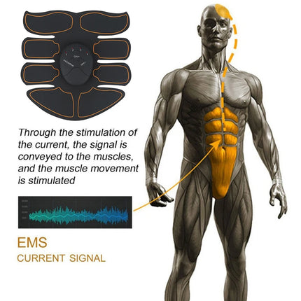 Electric Muscle Stimulator Wireless Buttocks Hip Trainer Abdominal ABS Stimulator Fitness Body Slimming Massager