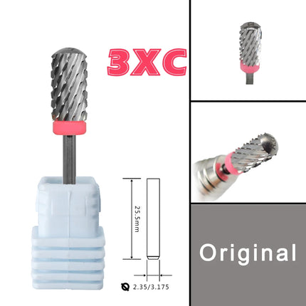 6.6 Original Large Barrel Round Smooth top  steel Carbide nail drill bits Efrat Urieli linux OEM Customized packaging