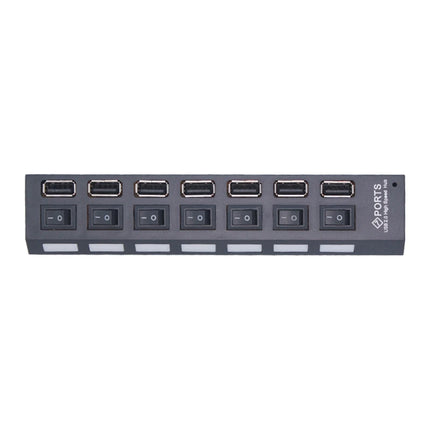 USB 2.0 Hub USB Hub 2.0 Multi USB Splitter Hub Use Power Adapter 4/7 Port Multiple Expander 2.0 USB Hub with - product image
