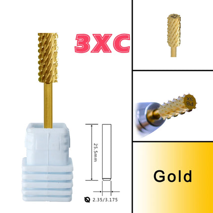 RolinStar 5.35 Small barrel Silver  steel Carbide nail drill bits milling cutter german accessories