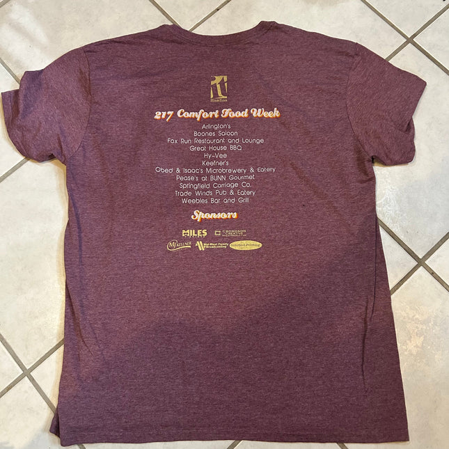 Camiseta de comida reconfortante 2XL