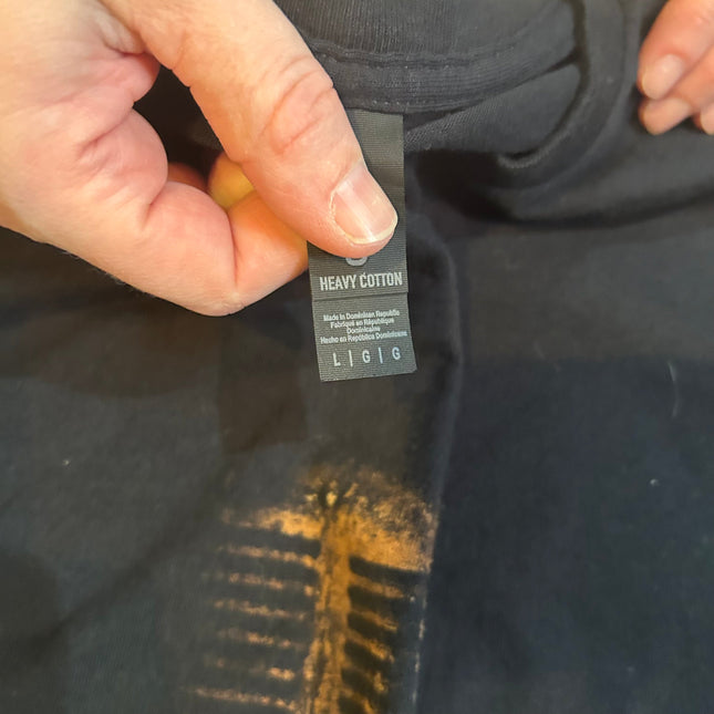 Camiseta de lejía de micrófono M