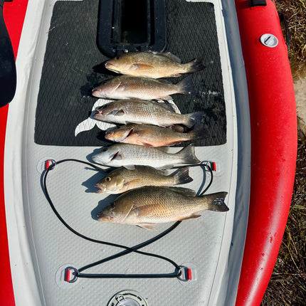Nautiqua | ARUBA | Deluxe Paddleboard Fishing Pedal Kayak | Red
