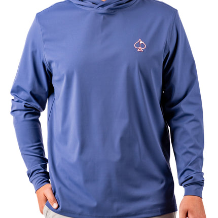Performance Golf Hoodie - Wavy Stars and Stripes