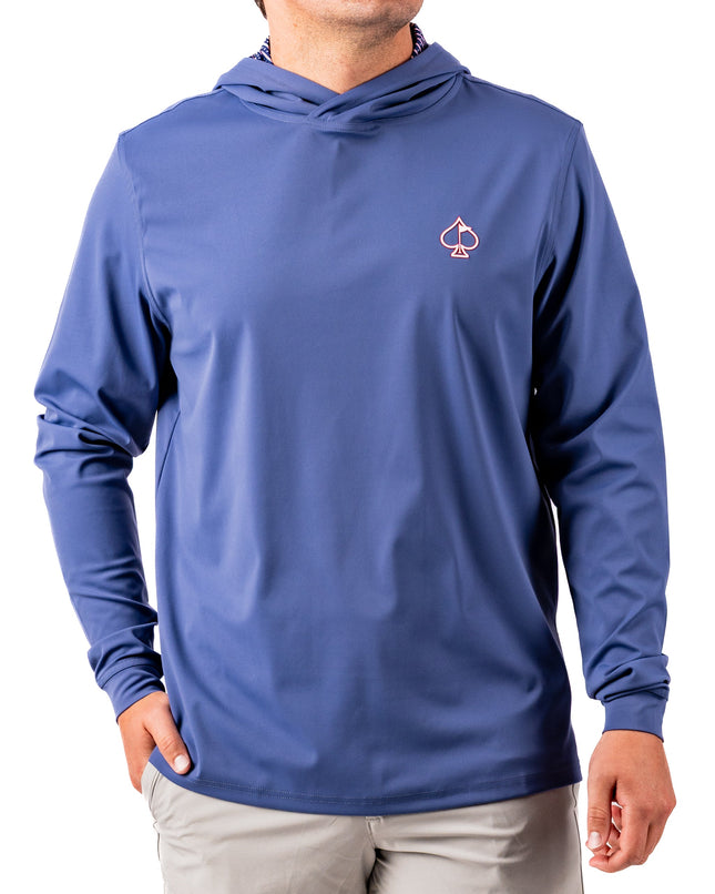 Sudadera con capucha de golf Performance - Estrellas y rayas onduladas