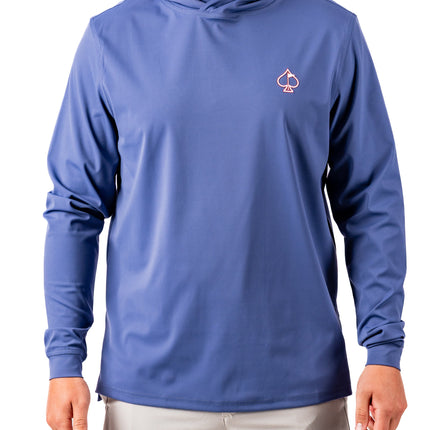 Performance Golf Hoodie - Wavy Stars and Stripes