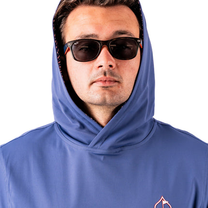 Performance Golf Hoodie - Wavy Stars and Stripes
