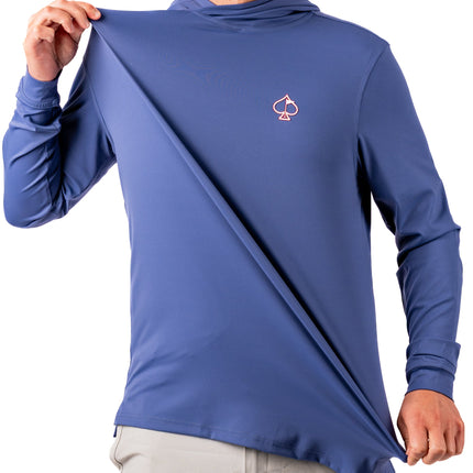 Performance Golf Hoodie - Wavy Stars and Stripes