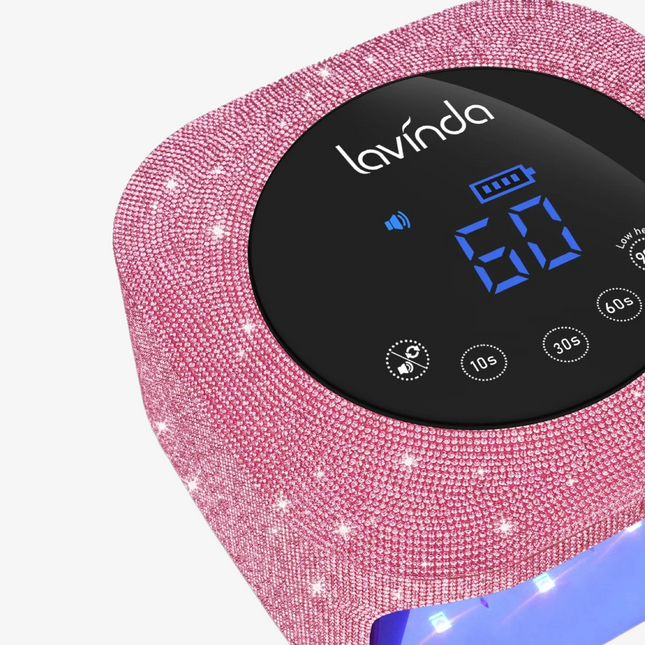 Crown™ Nail Lamp - Pink Diamond - 54W Rechargeable UV/LED