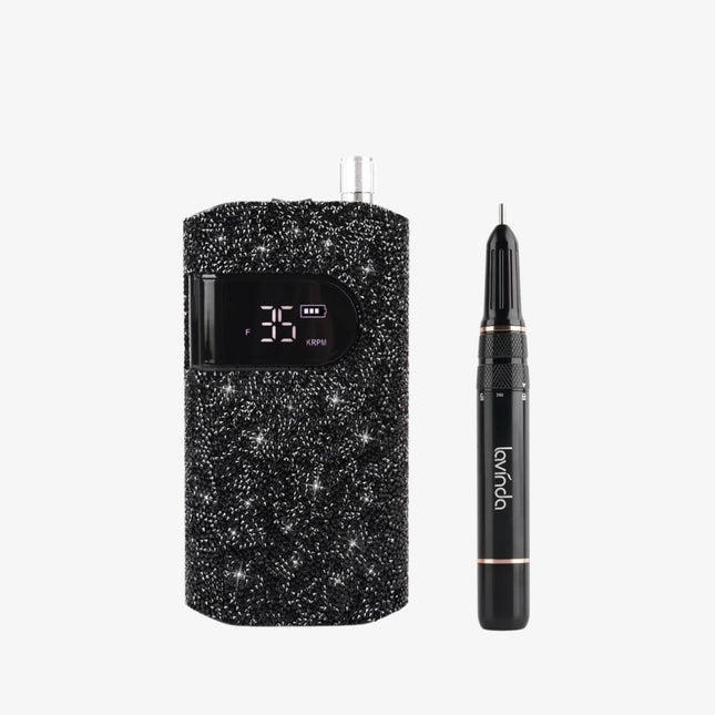 Wand™ Nail Drill - Black Diamond - 35,000 RPM Rechargeable