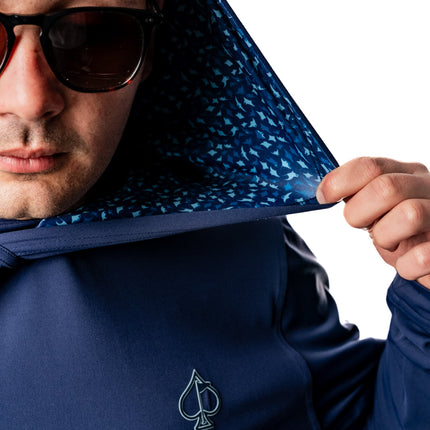 Performance Golf Hoodie - Manta Ray