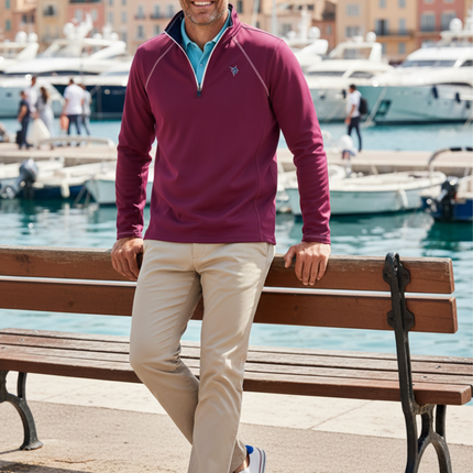 New Harbor Quarter Zip Effortless Comfort