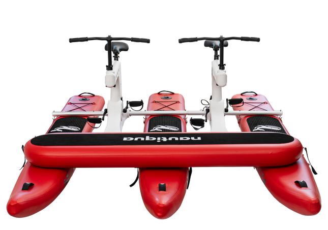 Nautiqua | BORACAY | Premium Catamaran Style Water Bike with Front Pad | 2 Person