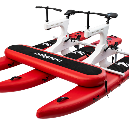 Nautiqua | BORACAY | Premium Catamaran Style Water Bike with Front Pad | 2 Person