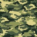 Camouflage-Grün mit Aufdruck