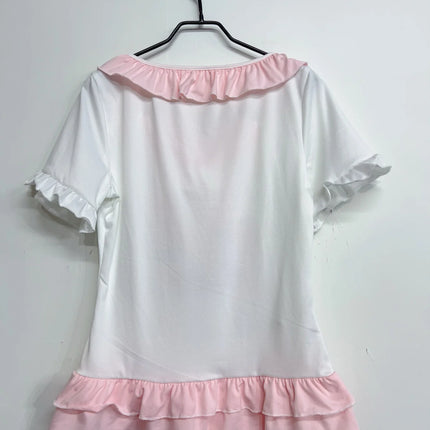 Y2k Cutecore Summer Women Korean Japan Harajuku Short Sleeve Egirl Anime T-shirts Aesthetic Oversized Kawaii Tshirt Tops Clothes