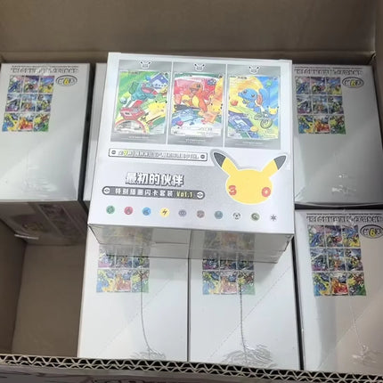 Original Pokemon Card 30th vol.2 pokemon 30th Anniversary vol.2 Trading Cards PTCG Special Illustration Flash Card Chinese