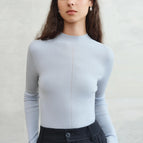 Half Neck-Blue / XL