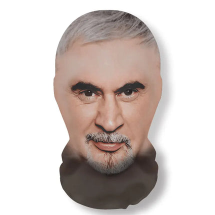 3D Printed Real Person Mask Funny 360 Degree Full Face Masks Cosplay Internet Celebrity Props Elastic Mesh Balaclava Headcovers