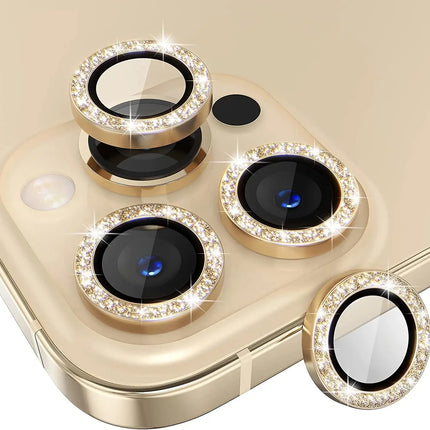 Glitter Camera Lens Protector Cover for iPhone 17 Pro Max 16 15 Pro 13 11 14 15 Plus 12 Mini Tempered Glass Protection Lens Film