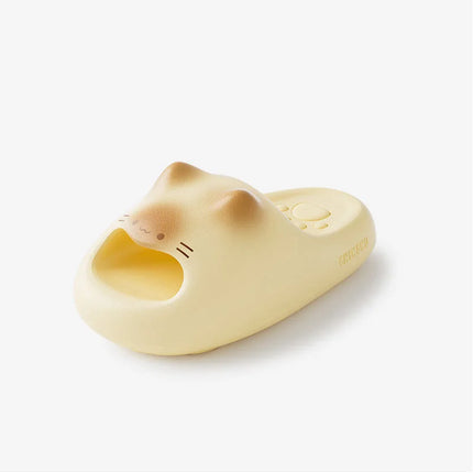 New Anti-Slip Cat Paw Slippers Summer Clogs Woman Novelty Animal Designer Slides  Garden Shoes for Women Mary Jane EVA Slipper