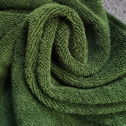 1/4/6PCS 100% Cotton Green Towels Set 34x74cm 70x140cm Embroidered Hotel Bath Towels For Adult Quick-Dry Thicken Soft Face Towel