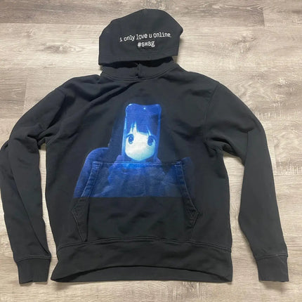 American oversized aosuism madd hoodies sweatshirts streetwear hip hop pullover men women cotton harajuku casual y2k clothing