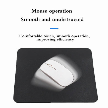 Small PU Mouse Pad Single-sided Solid Color Universal Non-slip Pad Mouse Pad Suitable For PC Laptops Office PU Gaming Mouse Pad