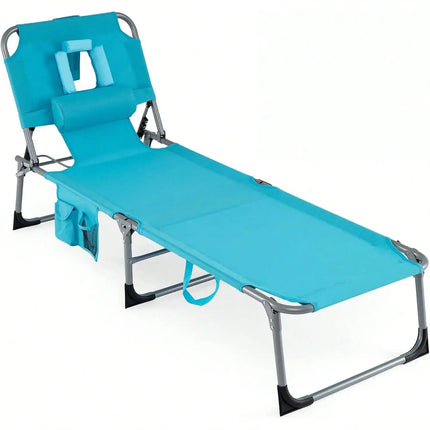 Portable Zero Gravity Chair With Cup Tray & Backrest, Lockable Reclining Anti-Gravity Lounger, Quick-Fold Outdoor Patio Recliner With Pillow, Lightweight Folding Yard Chair With Carry Handle