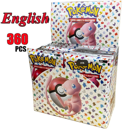 360Pcs Pokemon Card Prismatic Evolutions Scarlet Violet 151 Surging RIVALITES English Booster Pokemon Battle Transaction Card