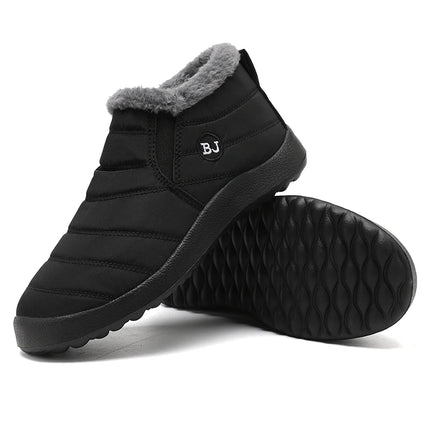 Women's Boots with Plush Platform, Women's Shoes, Waterproof Boots for Women, Fashionable Snow Boots for Winter, Boots for Women