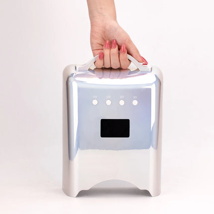 New Product 2025 Nail Supply Love This Diamond Shining Cordless Nail Drying Machine Portable 78W UV Light Emitting Diode Nail La