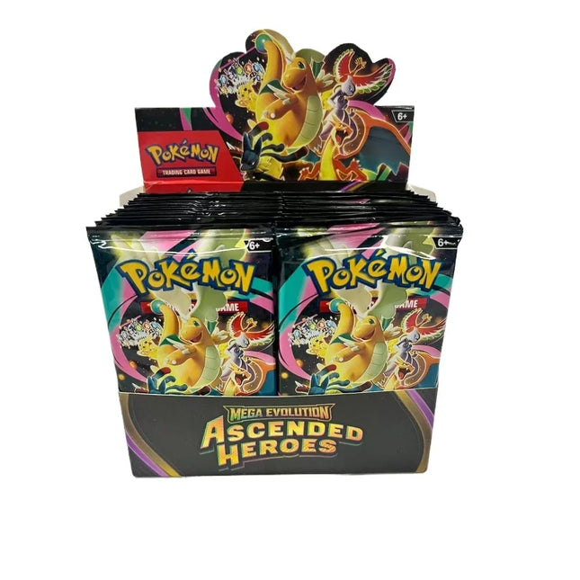 4/36 Packs Englisch Pokémon TCG: Mega Evolution Perfect Order Phantasmal Flames Ascended Heroes Booster Box Pokemon-Karte