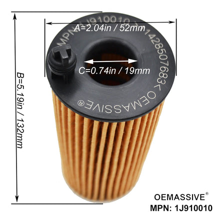 11428507683 Engine Oil Filter For Toyota Avensis BMW X1 114d 120d 220d 318d 330d 430d 435d 525d 730d E84 E93 F04 MINI Clubman