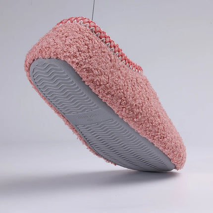 Litfun Soft Women Slippers Winter Warm Fashion Casual Slippers Outdoor Wear-resistant Rubber Sole Shoes Indoor Flat Women Shoes