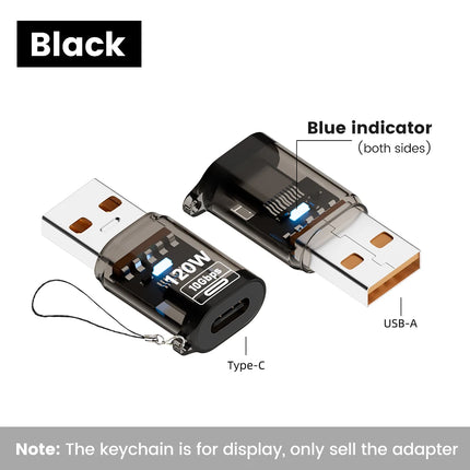 Olaf 120W USB-C To USB A OTG Adapter USB 3.2 to USB-C Fast Charging Connector For iPhone 15 16 MacBook iPad Huawei - product