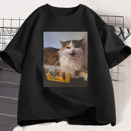 Forsaken Skin 007n7 Love Cat T Shirt Men Women Game Cosplay Tshirt Funny Graphic Tees Cotton Short Sleeve Round Neck T-shirt