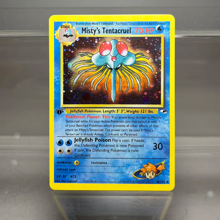 PKM Cards 1st Edition Gym Challenge 1996 Base Set Single Foil Cards Mewtwo Gengar Raichu Game Collection Cards PTCG Proxy Cards