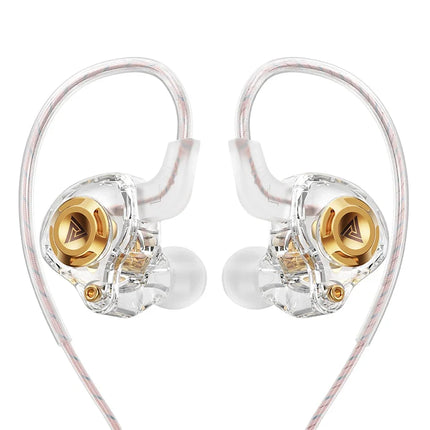 Original QKZ AK6 In Ear Earphone 6 Dynamic Driver Unit Headphone With Mic Stereo Sports HIFI Subwoofer Headset - product imag