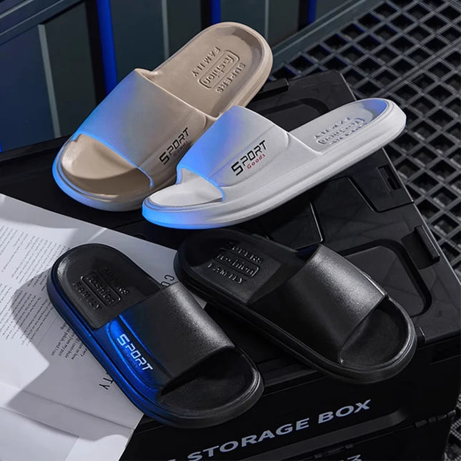 Big Size Summer Slippers Men Women EVA Soft Bottom Indoor Home Slides Sandals Light Beach Shoes Male - product image 2