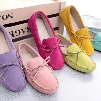 Fashion Women Flats shoes 2025 Loafers Slip on Flat Shoes Woman Casual Flats Comfortable Ladies shoe Multi Color Selection
