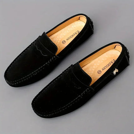 New Men Casual Shoes Fashion Men Shoes Genuine Leather Men Loafers Moccasins Slip On Men's Flats Male Driving luxury shoes