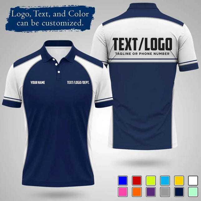 Personalized Team Polo Shirt Customizable Diy Name Logo Men Women Short Sleeve New Design Jersey Summer Daily Sports Uniforms