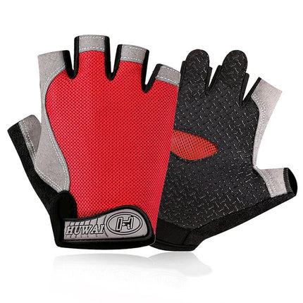 Weightlifti Gym Gloves Fitness Training Fingerless Women Men Bodybuilding Exercise Sports Gloves Cycling Anti Slip Breathable