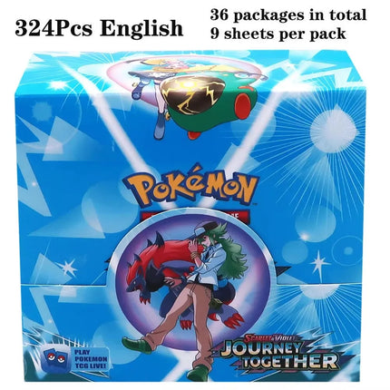 2025 324Pcs Pokemon Cards Sun & Moon  Evolutions Unified SHINING Booster Box Collectible Tradiner Card Game toy for children ﻿